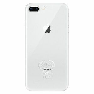 Odolné silikonové pouzdro iSaprio - čiré - Digital Love - iPhone 8 Plus obraz