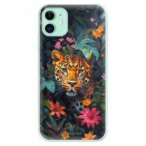 Odolné silikonové pouzdro iSaprio - Flower Jaguar - iPhone 11 obraz