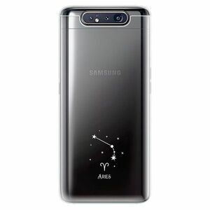 Odolné silikonové pouzdro iSaprio - čiré - Beran - Samsung Galaxy A80 obraz