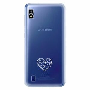 Odolné silikonové pouzdro iSaprio - čiré - Digital Love - Samsung Galaxy A10 obraz