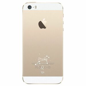 Odolné silikonové pouzdro iSaprio - čiré - Lev - iPhone 5/5S/SE obraz