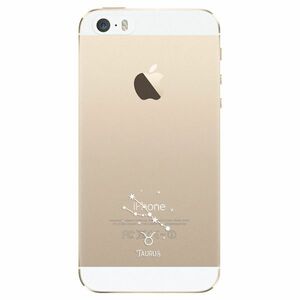 Odolné silikonové pouzdro iSaprio - čiré - Býk - iPhone 5/5S/SE obraz