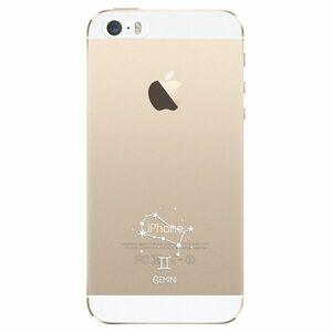 Odolné silikonové pouzdro iSaprio - čiré - Blíženci - iPhone 5/5S/SE obraz