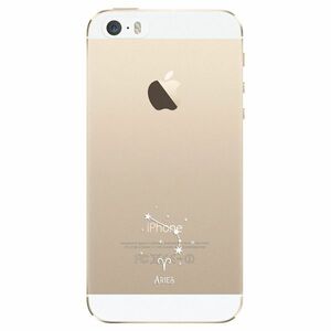 Odolné silikonové pouzdro iSaprio - čiré - Beran - iPhone 5/5S/SE obraz