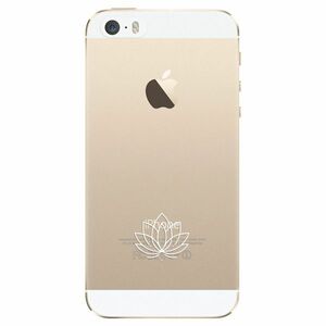 Odolné silikonové pouzdro iSaprio - čiré - Lotos - iPhone 5/5S/SE obraz
