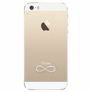 Odolné silikonové pouzdro iSaprio - čiré - Infinity - iPhone 5/5S/SE obraz