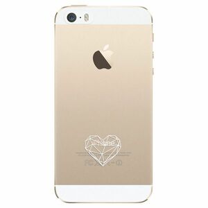 Odolné silikonové pouzdro iSaprio - čiré - Digital Love - iPhone 5/5S/SE obraz