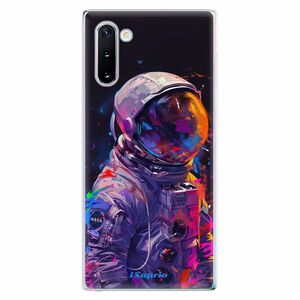 Odolné silikonové pouzdro iSaprio - Neon Astronaut - Samsung Galaxy Note 10 obraz