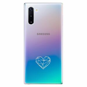 Odolné silikonové pouzdro iSaprio - čiré - Digital Love - Samsung Galaxy Note 10 obraz