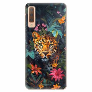 Odolné silikonové pouzdro iSaprio - Flower Jaguar - Samsung Galaxy A7 (2018) obraz