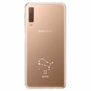 Odolné silikonové pouzdro iSaprio - čiré - Blíženci - Samsung Galaxy A7 (2018) obraz