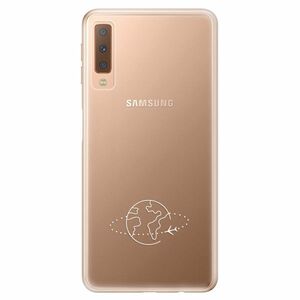 Odolné silikonové pouzdro iSaprio - čiré - Travel - Samsung Galaxy A7 (2018) obraz