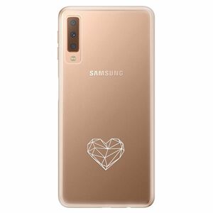 Odolné silikonové pouzdro iSaprio - čiré - Digital Love - Samsung Galaxy A7 (2018) obraz