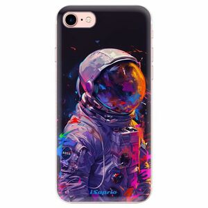 Odolné silikonové pouzdro iSaprio - Neon Astronaut - iPhone 7 obraz