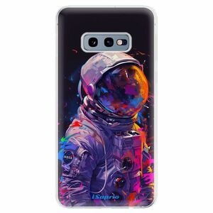 Odolné silikonové pouzdro iSaprio - Neon Astronaut - Samsung Galaxy S10e obraz
