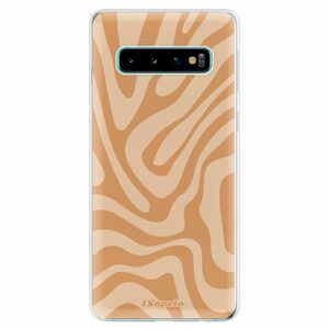 Odolné silikonové pouzdro iSaprio - Zebra Orange - Samsung Galaxy S10 obraz