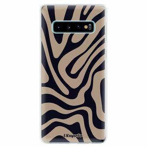 Odolné silikonové pouzdro iSaprio - Zebra Black - Samsung Galaxy S10 obraz