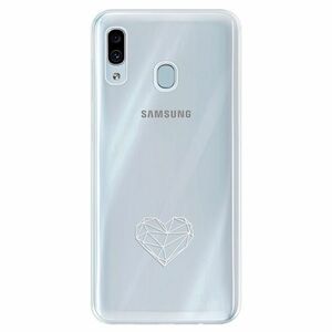 Silikonové pouzdro iSaprio - čiré - Digital Love - Samsung Galaxy A30 obraz