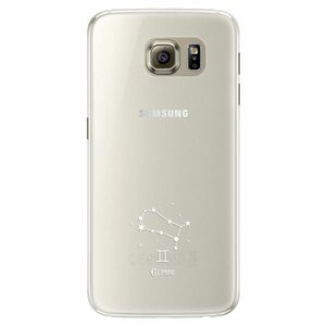 Silikonové pouzdro iSaprio - čiré - Blíženci - Samsung Galaxy S6 Edge obraz