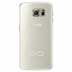 Silikonové pouzdro iSaprio - čiré - Infinity - Samsung Galaxy S6 Edge obraz