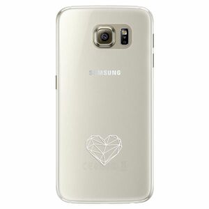 Silikonové pouzdro iSaprio - čiré - Digital Love - Samsung Galaxy S6 Edge obraz