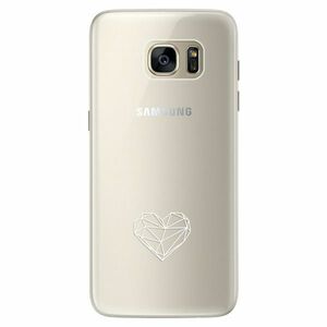 Silikonové pouzdro iSaprio - čiré - Digital Love - Samsung Galaxy S7 Edge obraz