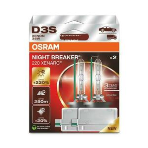OSRAM D3S 35W XENARC NIGHT BREAKER LASER +220% 2ks 66340XN2-2HB obraz