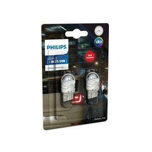 Philips LED W21/5W R 12V 1.75/0.65W W3x16q Ultinon Pro 3100 2ks 11066RU31B2 obraz