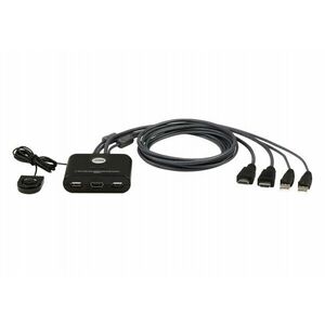 2-Port USB FHD HDMI Cable KVM Switch CS22HF-AT obraz