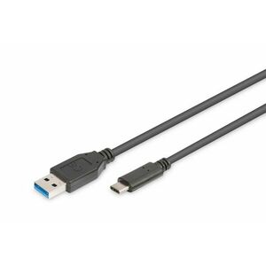 Digitus 1m USB 3.1 C - A USB kabel USB 3.2 Gen 1 (3.1 AK-300136-010-S obraz