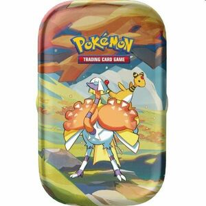 Kartová hra Pokémon TCG: Vibrant Paldea Mini Tin Espathra & Ampharos (Pokémon) obraz