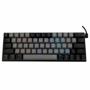 White Shark mechanická herní klávesnice WAKIZASHI, modrý switch, US, černá/šedá obraz