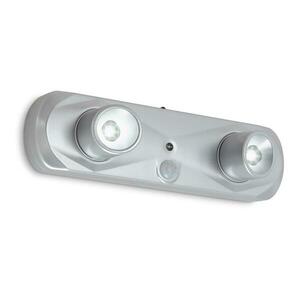 BRILONER LED noční lampička 18, 6 cm 2x0, 17W 17lm stříbrná BRI 2275-024 obraz
