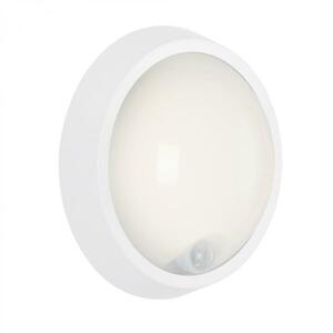 BRILONER LED venkovní svítidlo s čidlem, pr. 17 cm, 12 W, bílé IP44 BRILO 3352-016 obraz