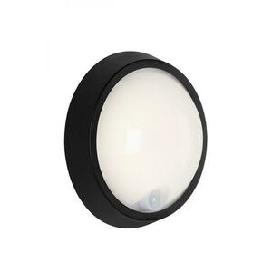 BRILONER LED venkovní svítidlo s čidlem, pr. 17 cm, 12 W, černá IP44 BRILO 3352-015 obraz