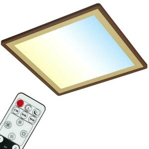 BRILONER Ultraploché CCT-svítidlo LED panel s přímým a nepřímým osvětlením, 10 cm, LED, 22 W, 3000 lm, hnědo-zlatá BRILO 7459-417 obraz
