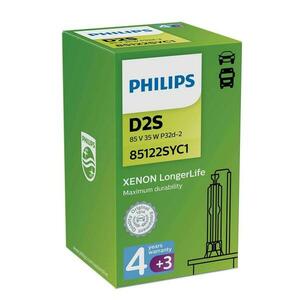 Philips D2S 35W P32d-2 LongerLife 4300K Xenon 1ks 85122SYC1 obraz
