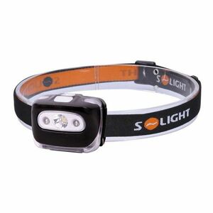 Solight LED čelová svítilna, 3W + červené světlo, 3x AAA WH27 obraz