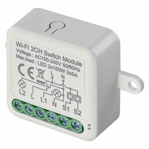 EMOS GoSmart WiFi modul spínací 2-kanálový H5106 obraz