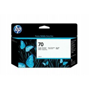 HP 70 Fotografická černá inkoustová kazeta DesignJet, 130 C9449A obraz