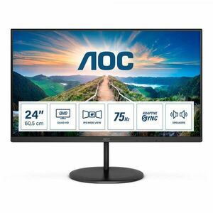 AOC V4 Q24V4EA LED display 60, 5 cm (23.8") 2560 x 1440 px 2K Q24V4EA obraz