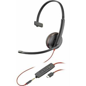 POLY Blackwire C3215 Monaural Headset +Carry Case (Bulk) 80S05A6 obraz