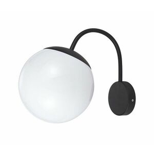 LED Solution Černo-opálové nástěnné svítidlo pro žárovku E27 IP44 11823 obraz
