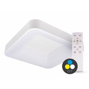 T-LED SMART TUYA Bílé LED stropní svítidlo hranaté 400x400mm 32W CCT s DO 105561 obraz