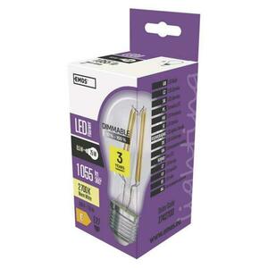 EMOS Lighting LED žárovka Filament A60 8, 5W E27 teplá bílá, stmívatelná 1525732001 obraz