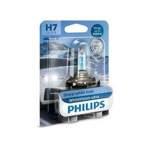 Philips H7 12V 55W PX26d WhiteVision Ultra 4200K 1ks blistr 12972WVUB1 obraz