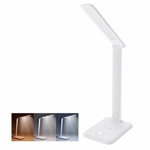 Solight LED stolní lampička 10W, 490lm, změna CCT, stmívání, bílá WO64-W obraz