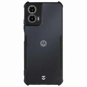 Pouzdro Tactical Quantum Stealth pro Motorola G34, transparentní/černé obraz