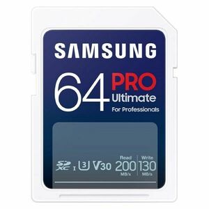Samsung SDXC 64 GB PRO Ultimate obraz