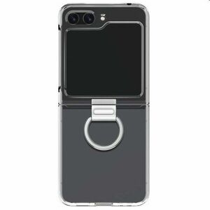 Pouzdro Clear Cover s držákem na prst pro Samsung Galaxy Z Flip5, transparent obraz